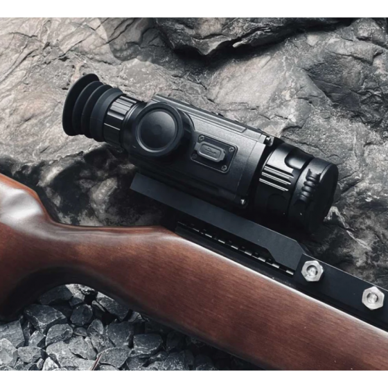 Thermal rangefinding riflescope